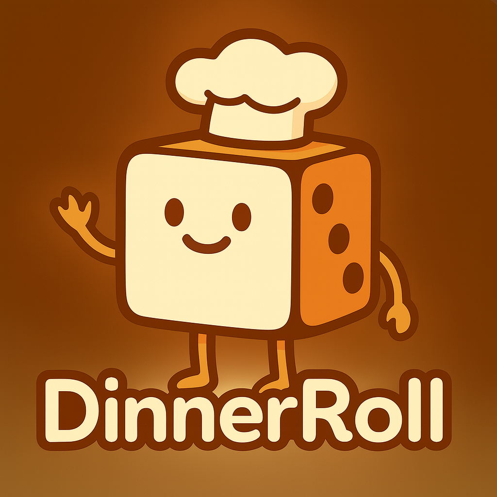 DinnerRoll recipe app mobile screens